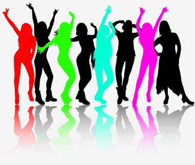 güzel kadın siluetleri