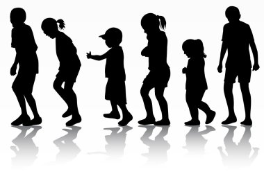 Çocuk Siluetleri