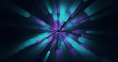 Soyut tünel canlandırması arka planı şekillendirir