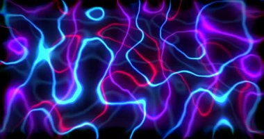 Soyut dekoratif enerji çizgileri konsepti canlandırma arkaplanı