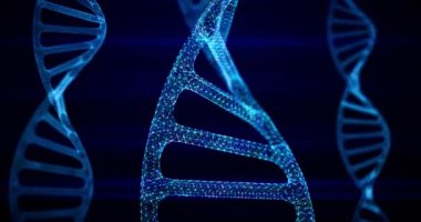 DNA molekülü animasyon kavramı