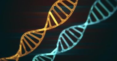 DNA sarmal konsepti arkaplan canlandırması