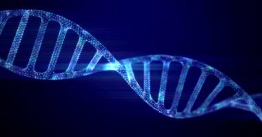 DNA molekülü animasyon kavramı