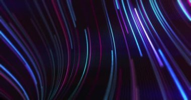 Çizgi canlandırması ile soyut dalgalı modern arkaplan