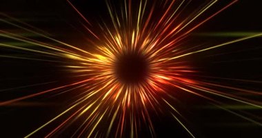 Çizgi canlandırması ile soyut dalgalı modern arkaplan