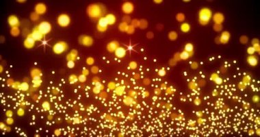 Soyut bokeh kavramı parçacık döngüsü