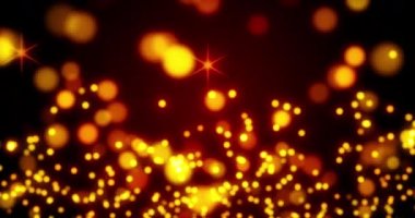 Abstract bokeh concept particle loop