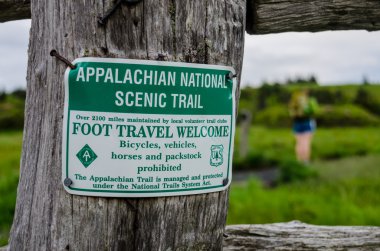 Appalachian National Scenic Trail Sign clipart