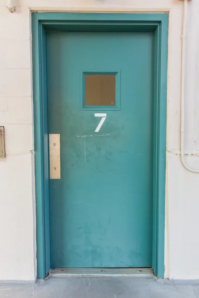 Poziom 7 drzwi — Zdjęcie stockowe