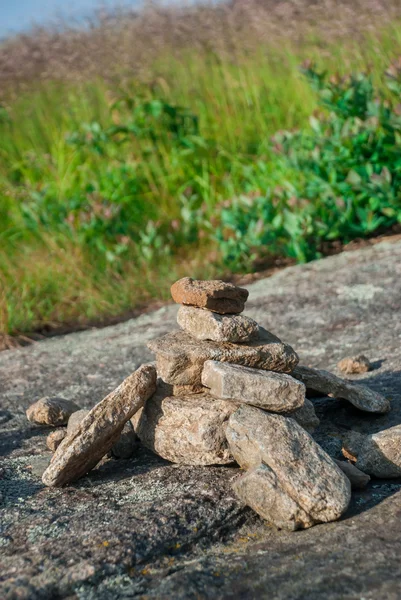 Rock Cairn A lo largo del sendero de los Apalaches —  Fotos de Stock