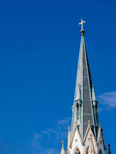 Church Spire on Blue Sky — Stock Photo, Image