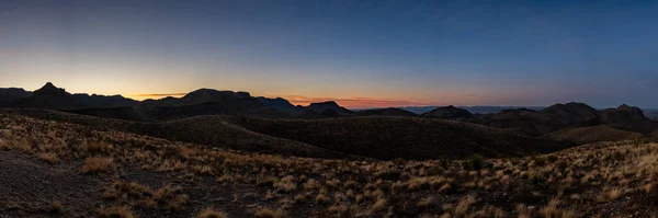 Východ Slunce Sotol Vista Výhled Big Bend Národním Parku — Stock fotografie