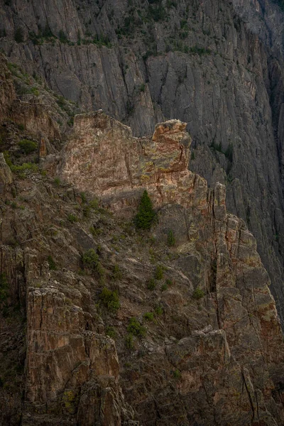 Knielen Camel Rock Black Canyon Van Gunnison — Stockfoto