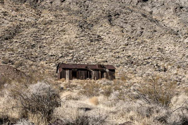Verlaten Gebouw Leadfield Ghost Town Death Valley Wildernis — Stockfoto