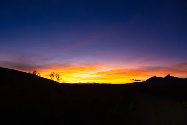 Strahlender Sonnenaufgang Über Der Big Bend Wildnis Westen Von Texas — Stockfoto