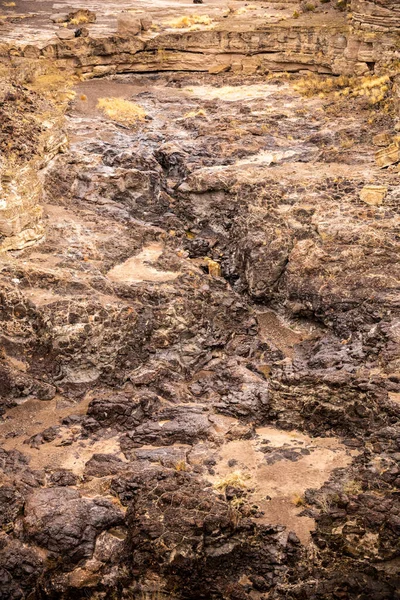 Lavage Rocheux Canyon Tuff Dans Parc National Big Bend — Photo