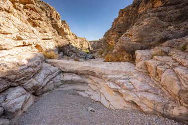 Big Bend Ulusal Parkı 'ndaki Ernst Tinaja' ya Temiz Beyaz Taşlar