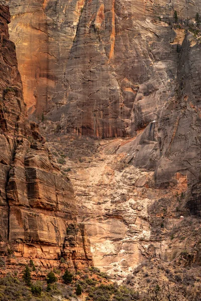 Overblijfselen Van Echo Canyon Trail Rock Slide Van Cable Mountain — Stockfoto