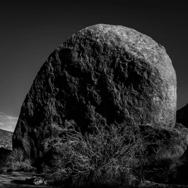 Large Rounded Rock along the Split Rock Trail in Joshua Tree National Park