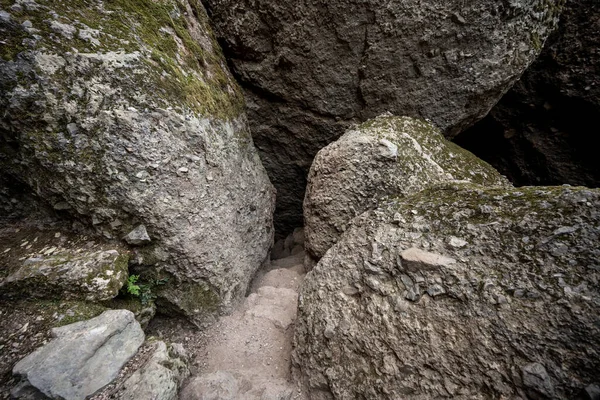Entrée Dans Grotte Bear Gulch — Photo