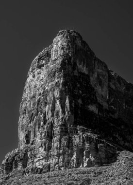 Dana Point Tonto Patikası boyunca Siyah-Beyaz