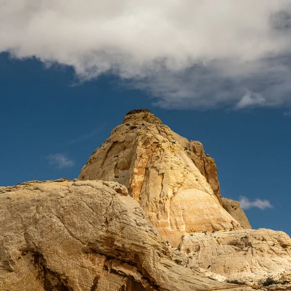 White Rock Towers Over Other Rocks in Capitol Reef National Park