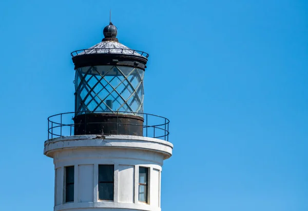 Vogel Guano Bemalt Das Dach Des Leuchtturms Von Anacapa Kanalinseln — Stockfoto