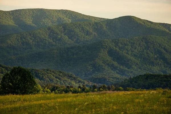 Layers Ridges Surrounding Cades Cove Great Smoky Mountains National Park — 图库照片