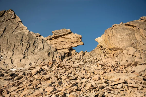 Morning Keyhole Longs Peak Rocky Mountain National Park — Foto de Stock