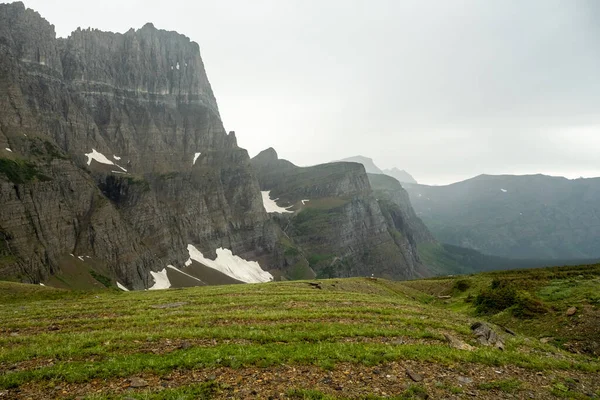 Mount Gould Und Angel Wing Regen Glacier National Park — Stockfoto