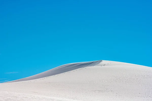 Písek Začíná Pozdravem Perly Duny Národním Parku Bílé Písky — Stock fotografie