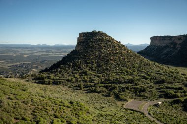 Lookout Point Jumps Up from the Morehead Area  of Mesa Verde National Park