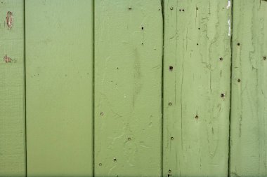 Old Green Paint On Wooden Slats on building in Pinnacles National Park