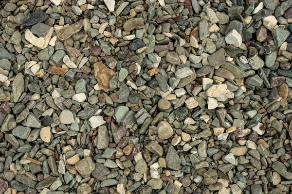 Κοντινό Πλάνο Των Μικρών Βράχων Κατά Μήκος Mary Lake Beach — Φωτογραφία Αρχείου