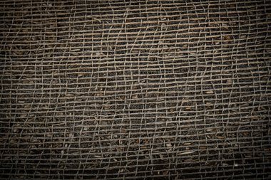 Çuval bezi kaplama dokusu yeni ekilmiş tohumları koruyor.