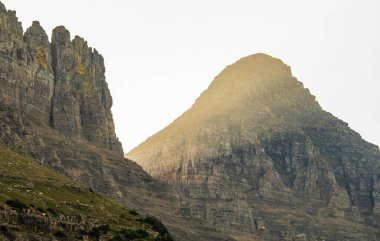 Highline Patikası boyunca uzanan Bahçe Duvarı 'nın yanında güneş ışığı parlıyor.