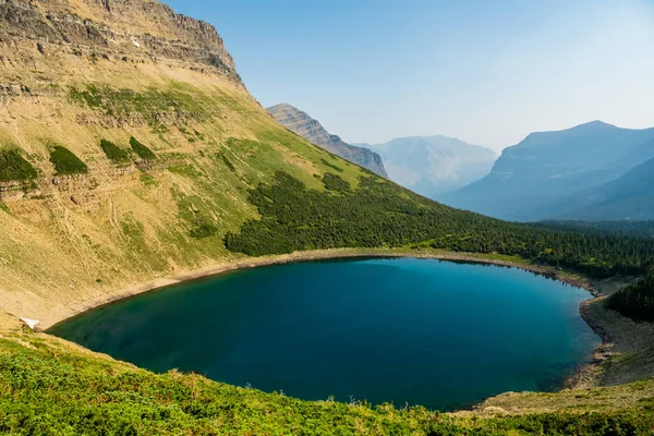 Brillantes Colores Azules Los Siete Vientos Del Lago Alto Las — Foto de Stock