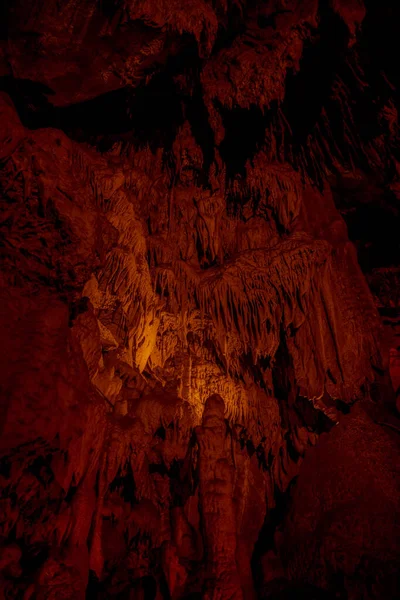 猛犸象洞穴国家公园内形成的复杂结构 — 图库照片