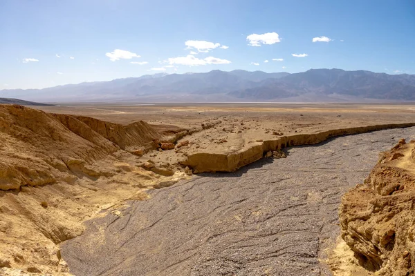 Lavado Seco Fondo Gower Gulch Parque Nacional Death Valley — Foto de Stock