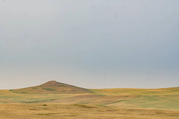 Rolling Hills Της Βόρειας Ντακότα Κοντά Theodore Roosevelt Εθνικό Πάρκο — Φωτογραφία Αρχείου