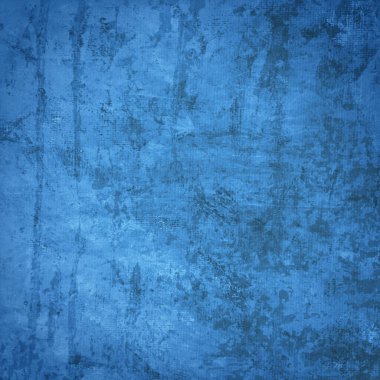Mavi Grunge Arkaplan Dokusu