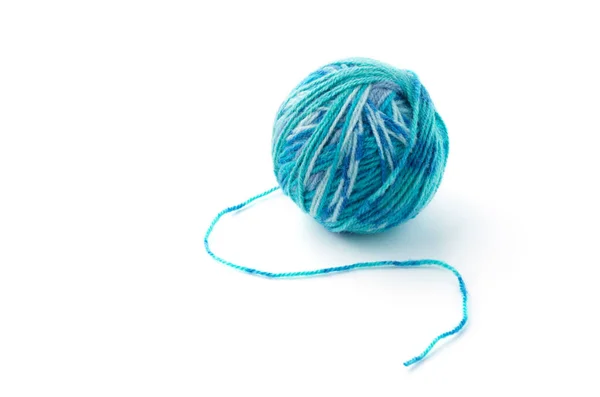 Ball Yarn White Background — Stock Photo, Image