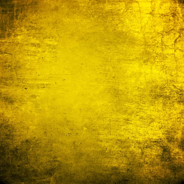 Parede Grunge Amarelo Para Fundo Textura — Fotografia de Stock