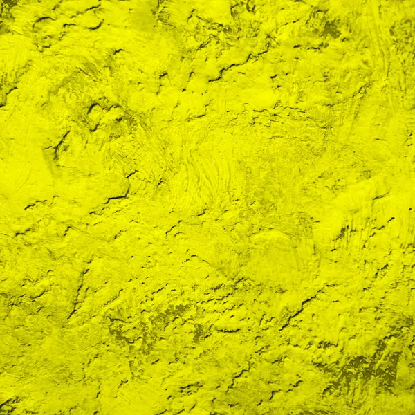 Parede Grunge Amarelo Para Fundo Textura — Fotografia de Stock