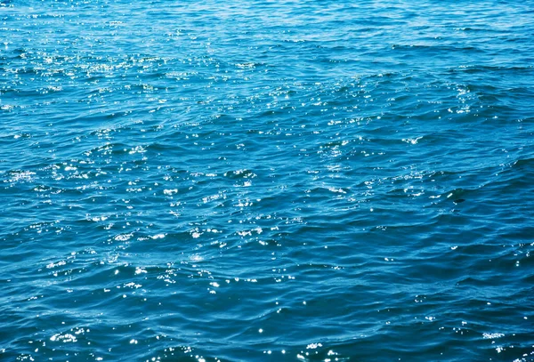 Blu Mare Acqua Sfondo Texture — Foto Stock