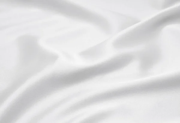 Liso Elegante Seda Blanca Puede Utilizar Como Fondo — Foto de Stock