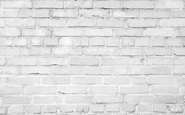 Eski grunge tuğla beyaz duvar arkaplanı