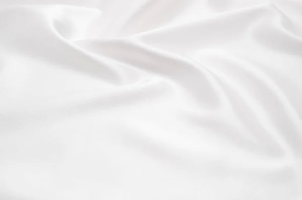 Tissu Satiné Blanc Comme Fond — Photo