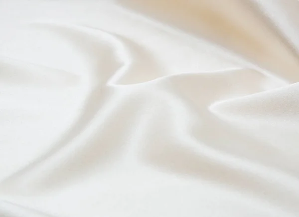 Tessuto Raso Bianco Come Sfondo — Foto Stock