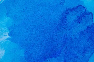 Suluboya tarzında soyut mavi arkaplan